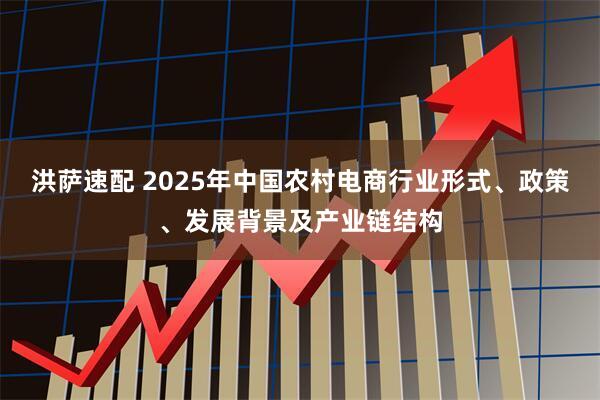洪萨速配 2025年中国农村电商行业形式、政策、发展背景及产业链结构